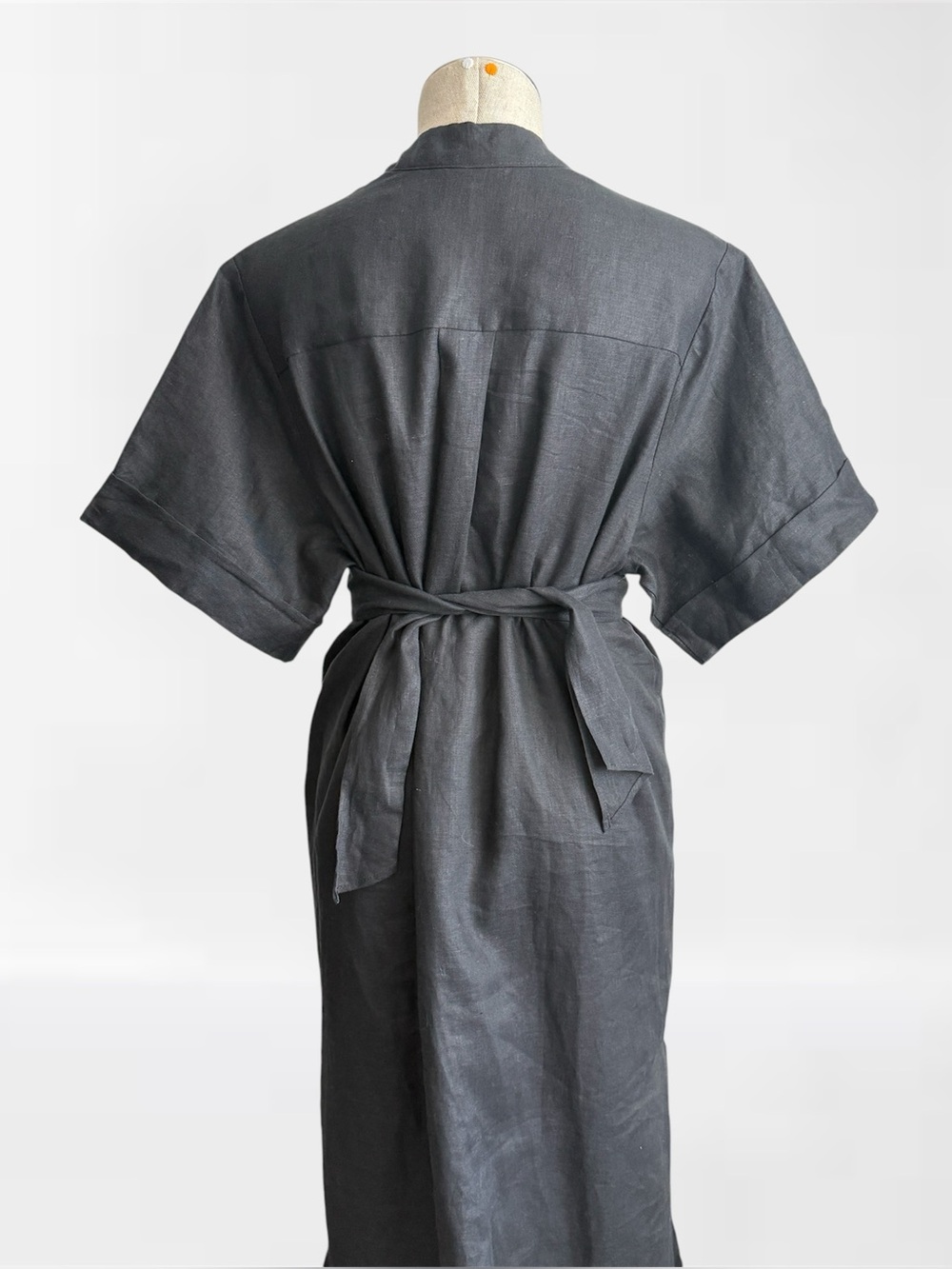 Denisse Kuri Mine Dress in Black | One Size — Artisan Made in Mexico - Picture 3 of 8